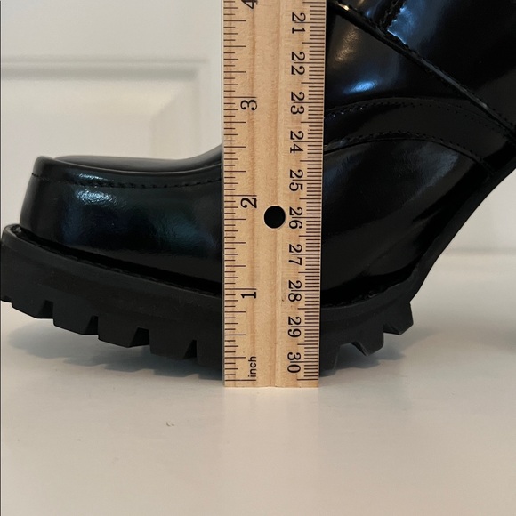 Jeffrey Campbell Craven Ankle Boots Black Size 10 - Picture 9 of 10